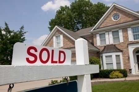 House sold sign