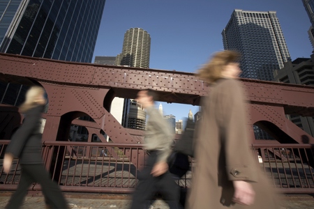 Commuters Downtown