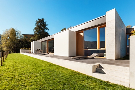 Beautiful modern house, outdoor