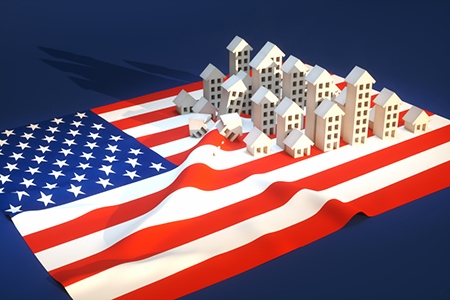 Illustration of United States real-estate development