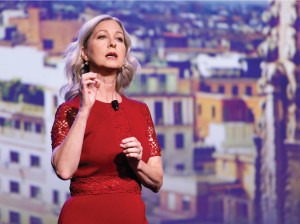 LeadingRE Chief Economist Dr. Marci Rossell addresses the conference audience on global economic trends.