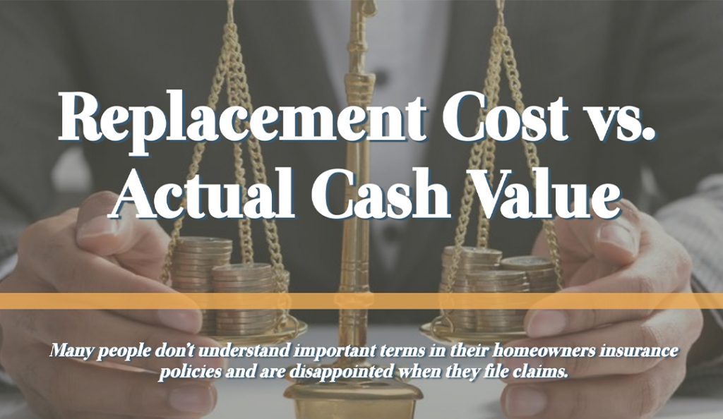 Replacement Cost Vs Actual Cash Value — Rismedia 0888