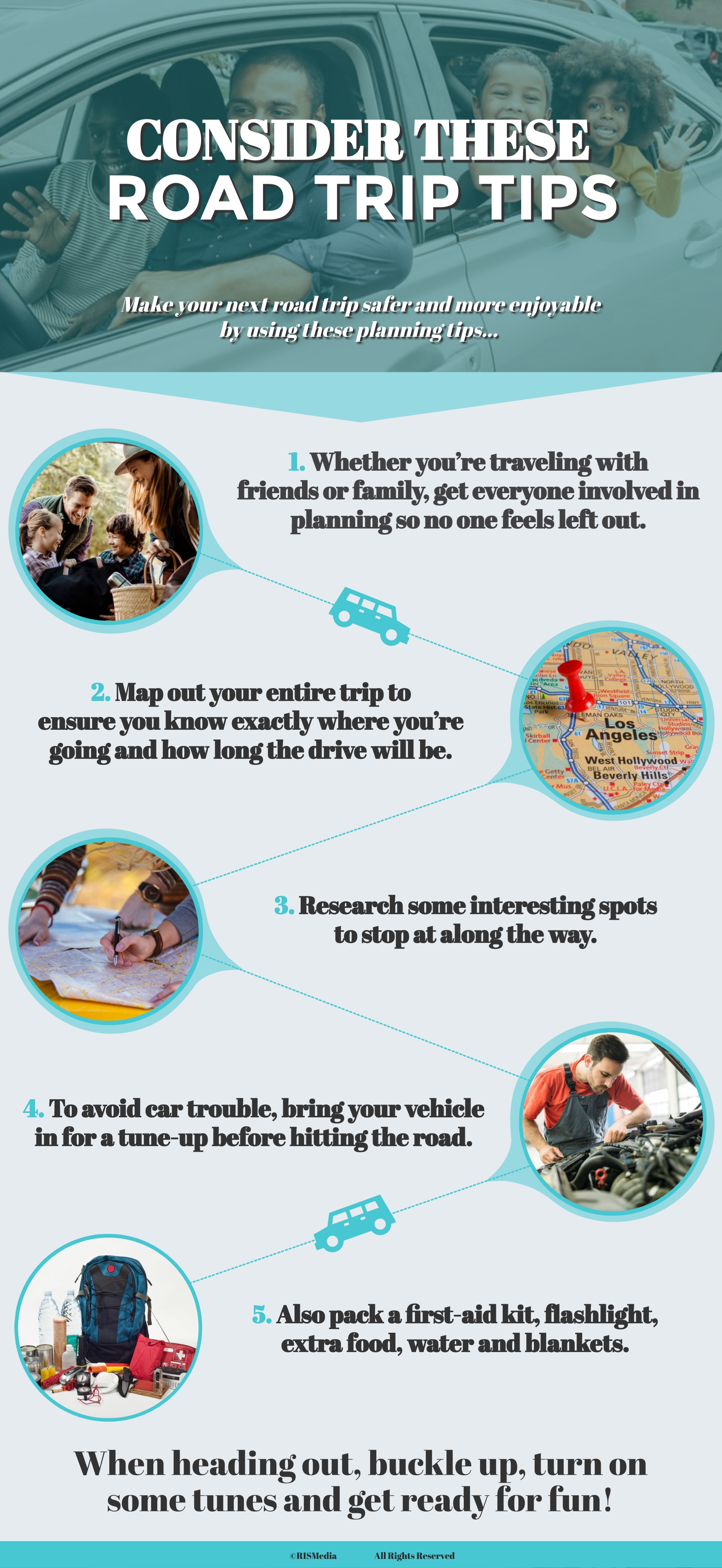 tips for road trip with 2 month old