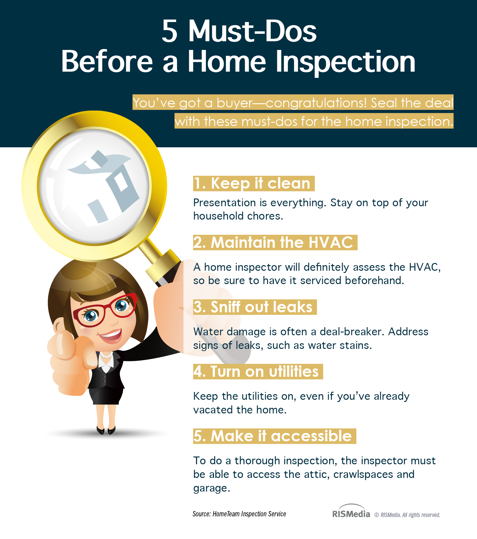 5 Must-Dos Before a Home Inspection